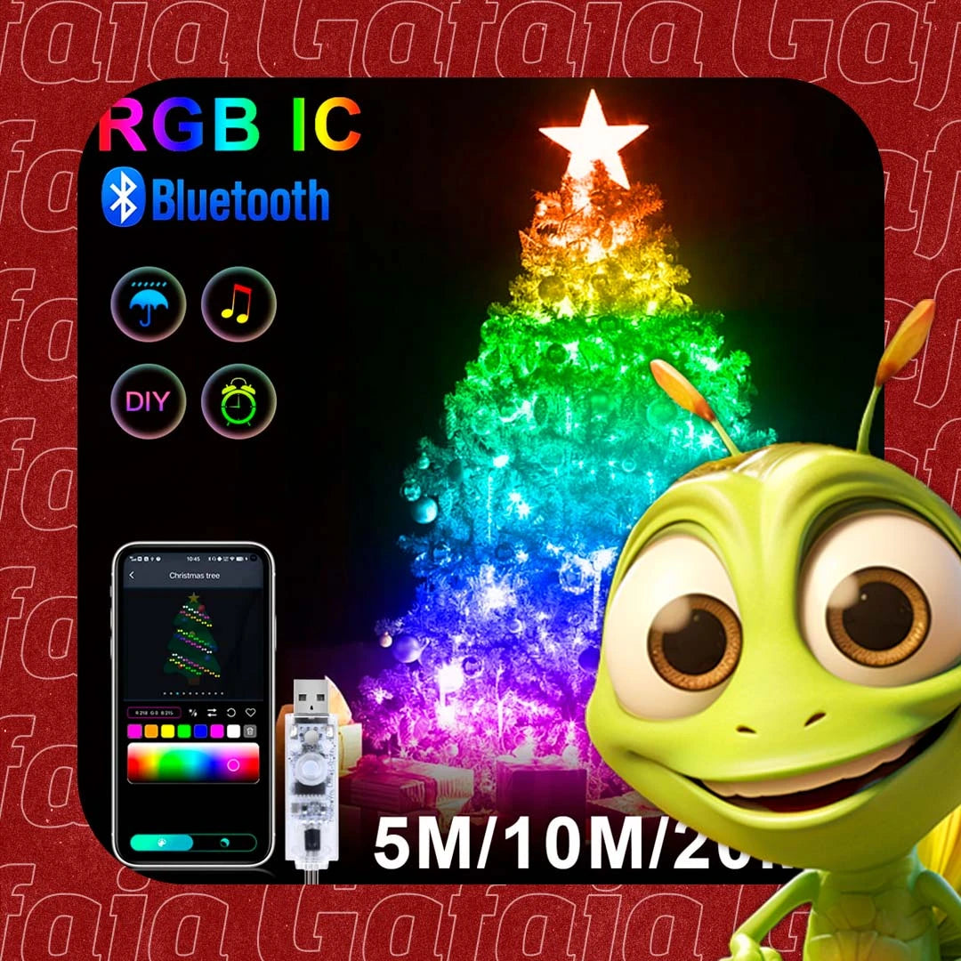 [NATAL] LED Decorativo Gafaia® | RGB Bluetooth